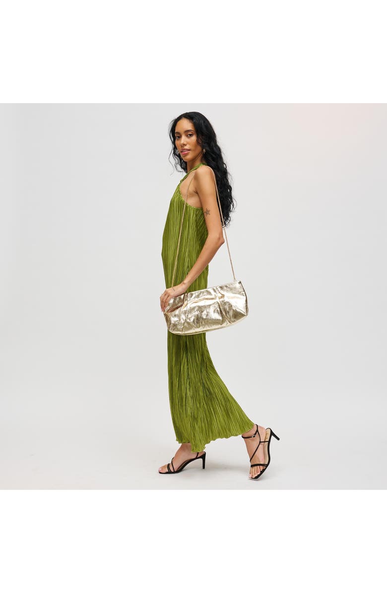 URBAN EXPRESSIONS HANDBAGS Franny Clutch, Alternate, color, Gold