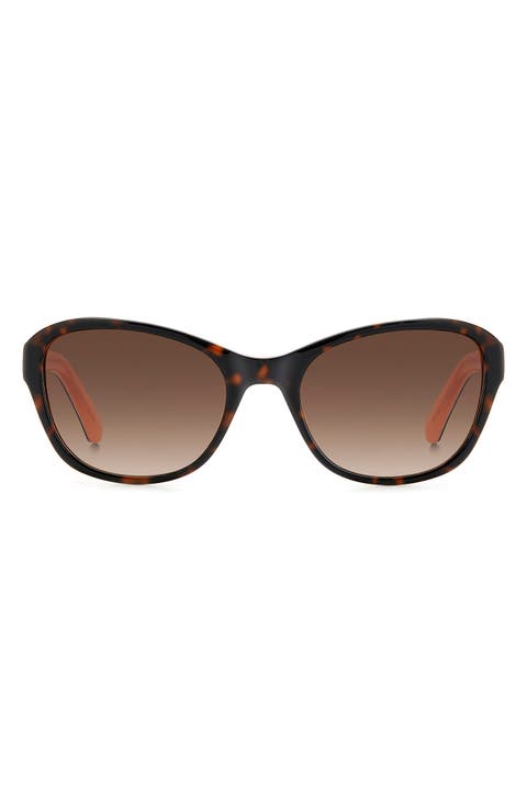 golda 56mm oval sunglasses