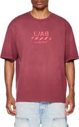 L/AB C/O OFF-WHITE Diag Garment Wash Graphic T-Shirt