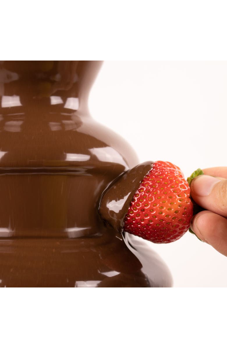 Nostalgia Electrics 4-Tier Stainless Steel Chocolate Fountain, Alternate, color,