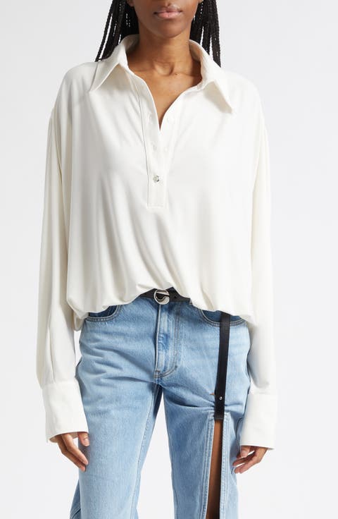 Oversize Draped Bodysuit