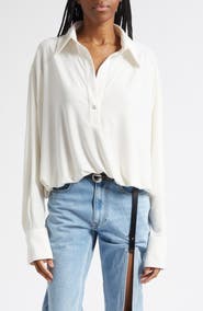 Coperni Oversize Draped Bodysuit