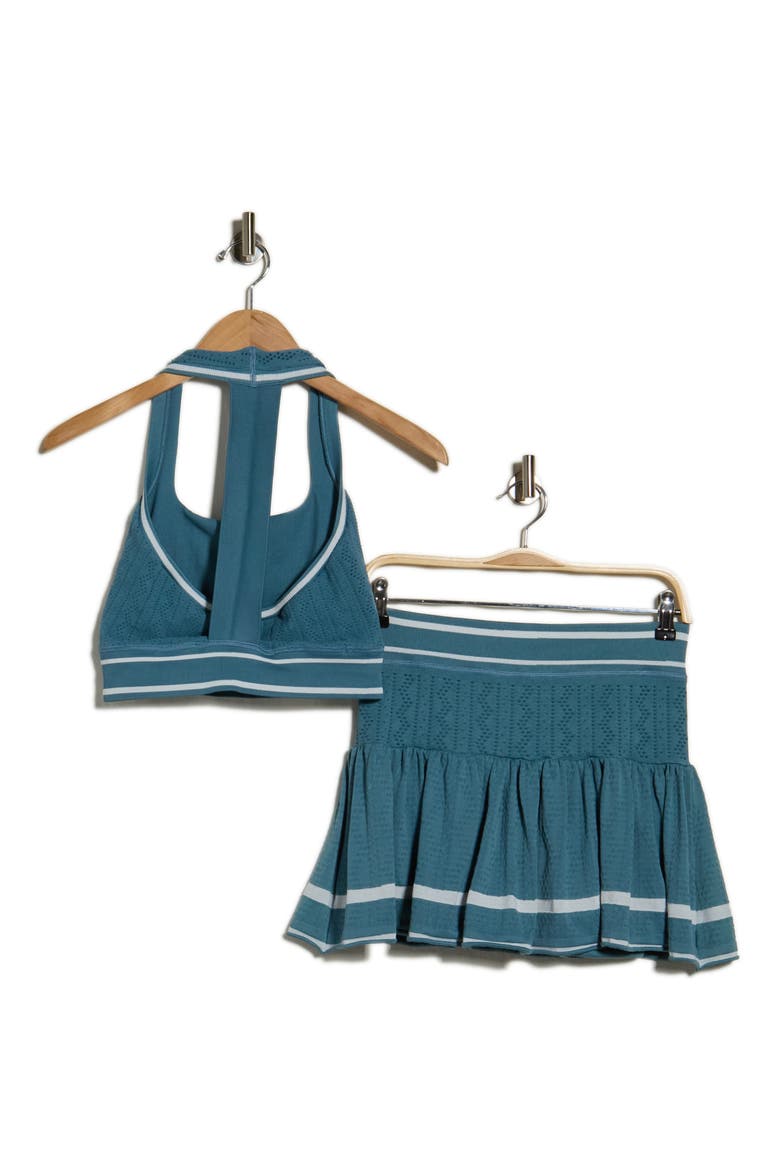 FP Movement Advantage Halter Top & Miniskirt Set, Alternate, color, RIPTIDE COMBO