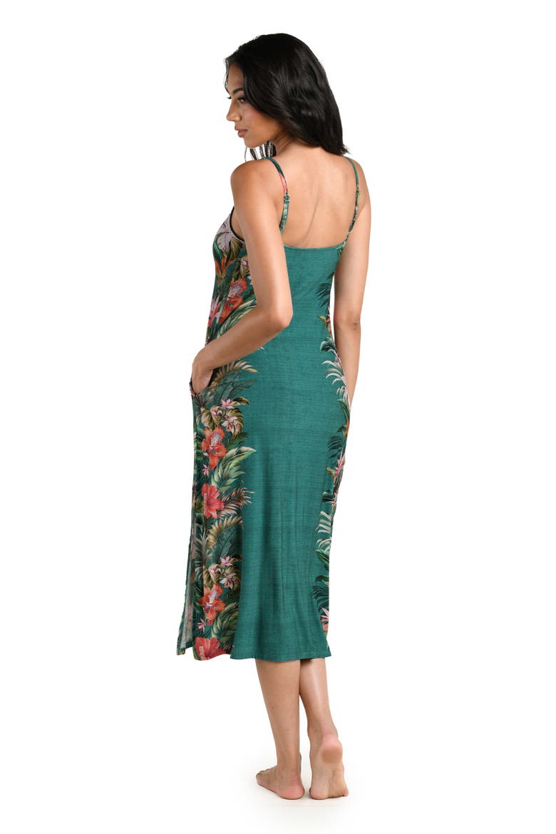 Courtyard Palms Midi Dress, Alternate, color, JUNGLE