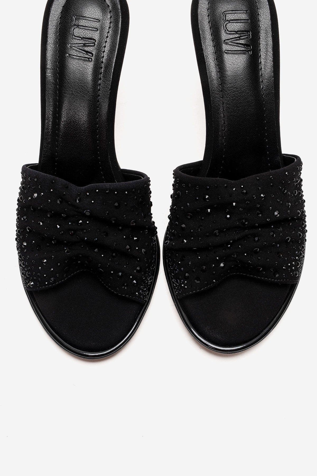 Prologue Shoes Karina Stiletto Mule, Alternate, color, Black