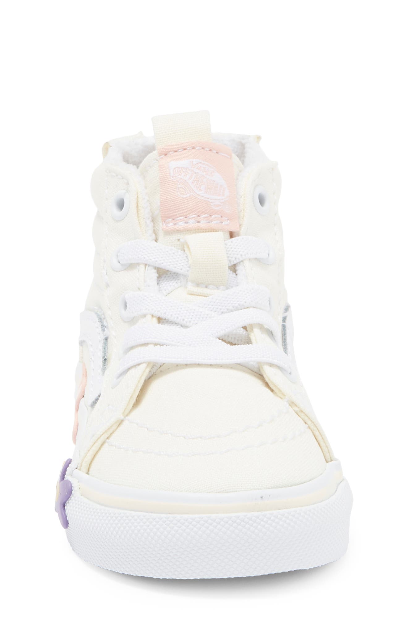 Vans Kids' Sk8-Hi Zip Sneaker, Alternate, color, Egret