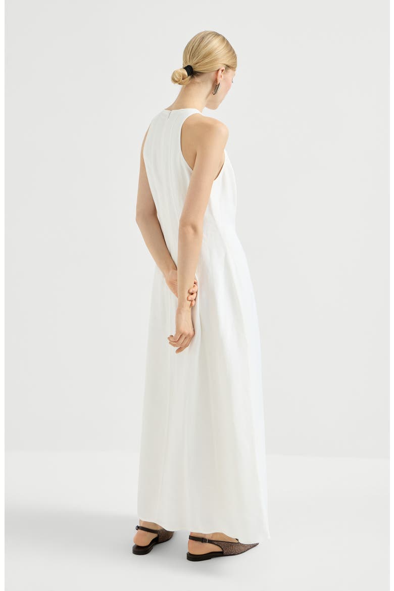 Fluid dress, Alternate, color, White