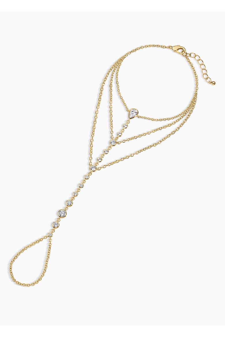 Bowie Hand Chain, Main, color, Gold