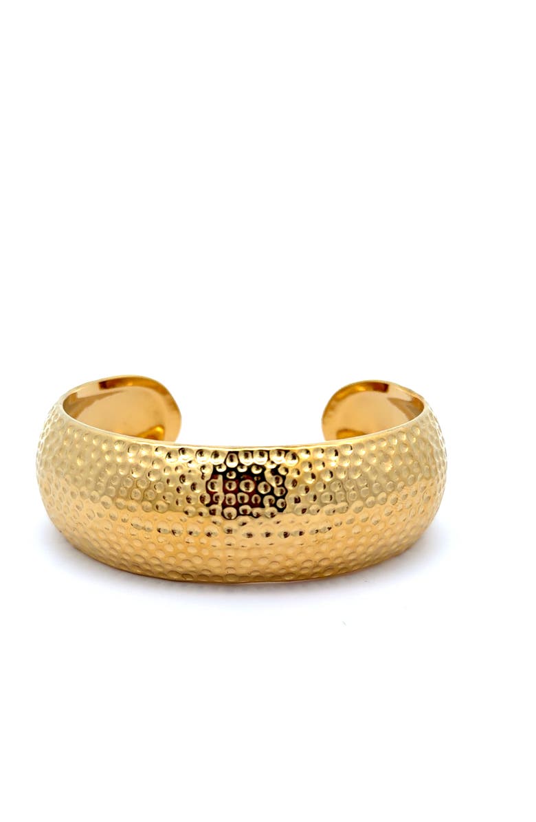 Gemini Jewelry Statement Cuff Bangle, Main, color, Yellow