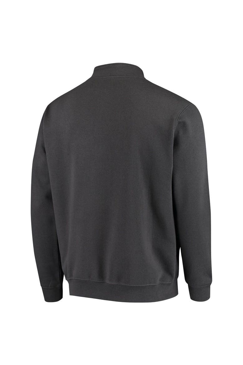 Men's Colosseum Charcoal Pitt Panthers Tortugas Logo Quarter-Zip Jacket, Alternate, color, Charcoal