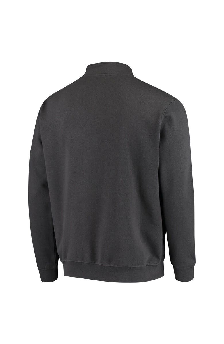 COLOSSEUM Men's Colosseum Charcoal Pitt Panthers Tortugas Logo Quarter-Zip Jacket, Alternate, color, Charcoal