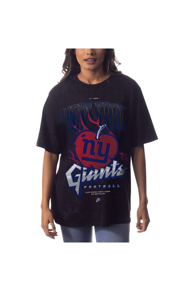 Unisex The Wild Collective Black New York Giants Tour Band T-Shirt, Alternate, color, Black