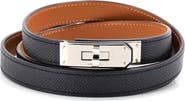 Pre-Owned Hermes Kelly Belt Leather Thin