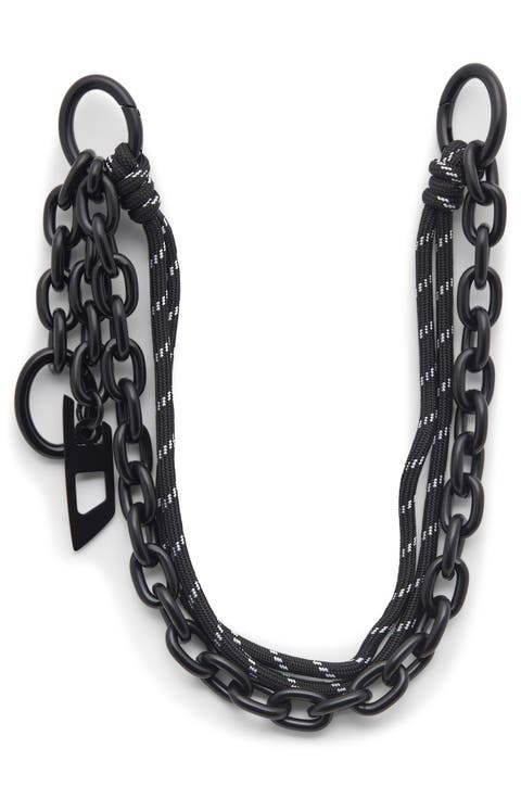 Cord & Chain Bag Charm