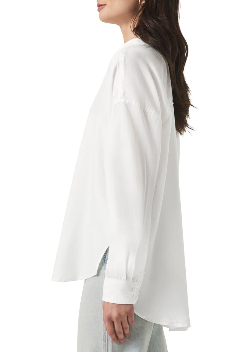Ella Button-Up Shirt, Alternate, color, WHITE