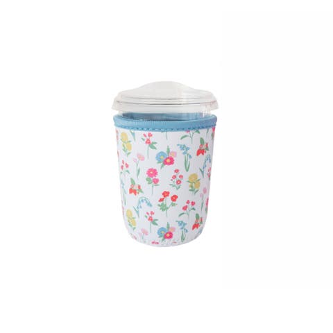 In Bloom Floral Print Beverage Sleeves