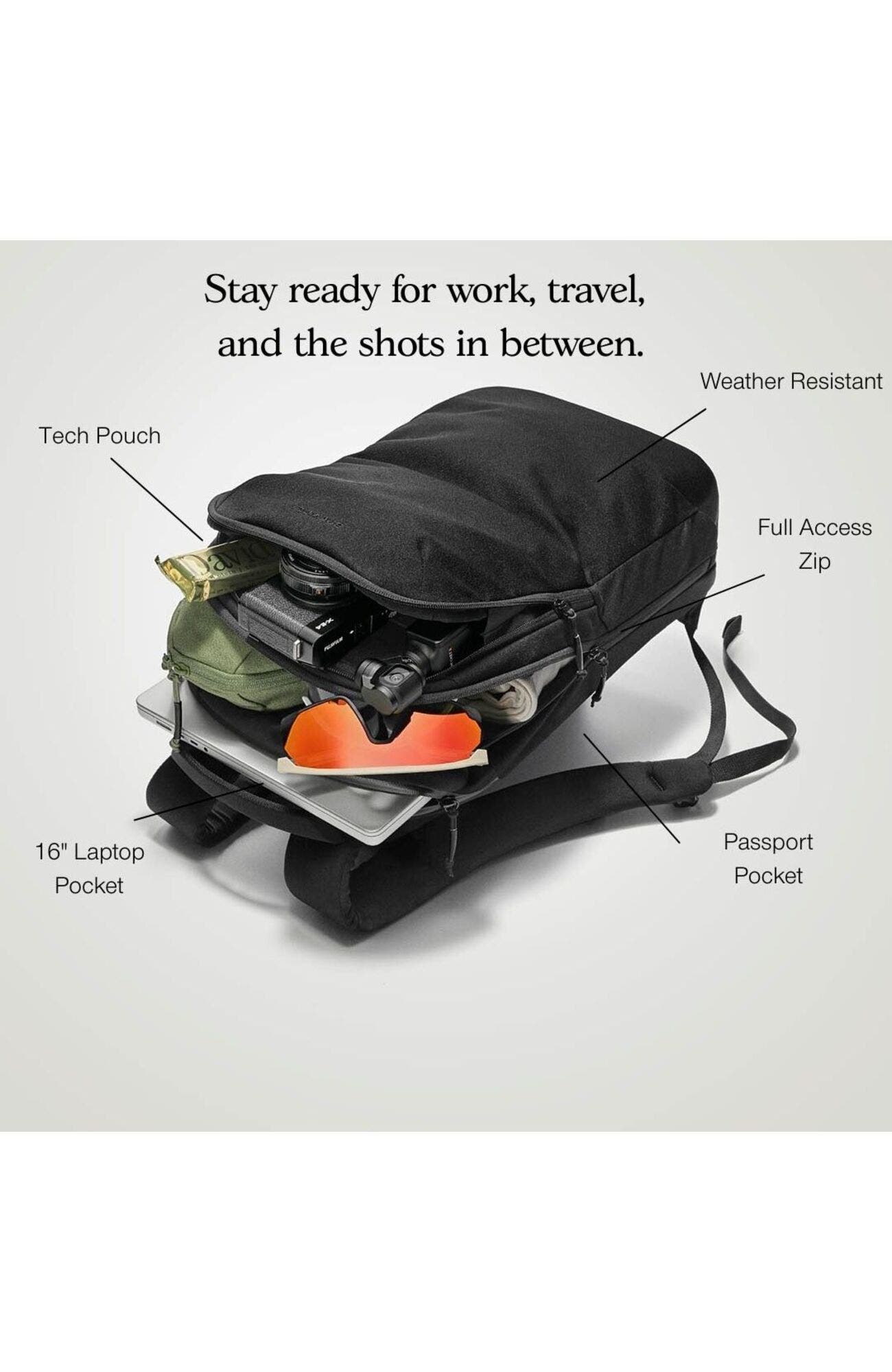 Brevite The Daypack Pro, Alternate, color, Triple Black