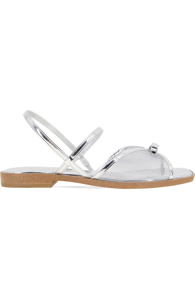 BCBGeneration Lacey Slingback Sandal, Alternate, color, Silver