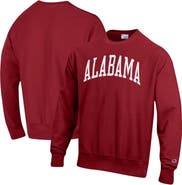 Champion Men's Champion Crimson Alabama Crimson Tide Arch Reverse Weave Pullover Sweatshirt