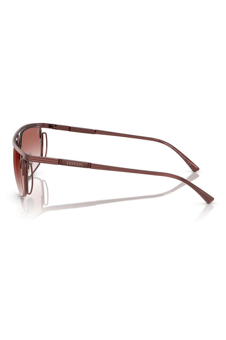 x Ferrari 59mm Gradient Aviator Sunglasses, Alternate, color, BORDEAUX / GRADIENT BORDEAUX