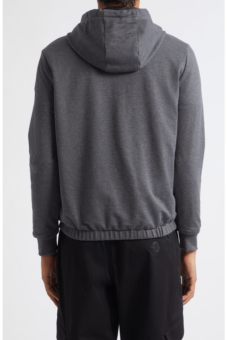 Cotton Zip Hoodie, Alternate, color, BLACKBOARD