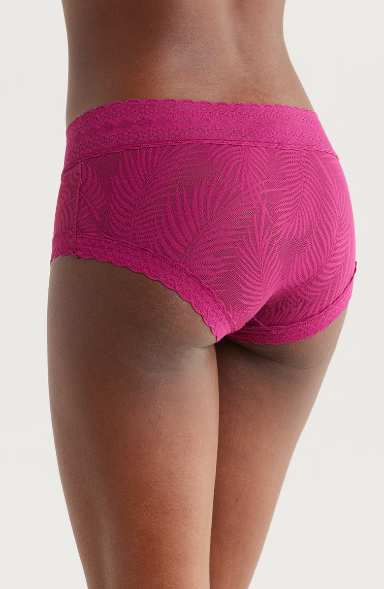 MeUndies Allover Lace Hipster Briefs, Alternate, color, Plum Feather
