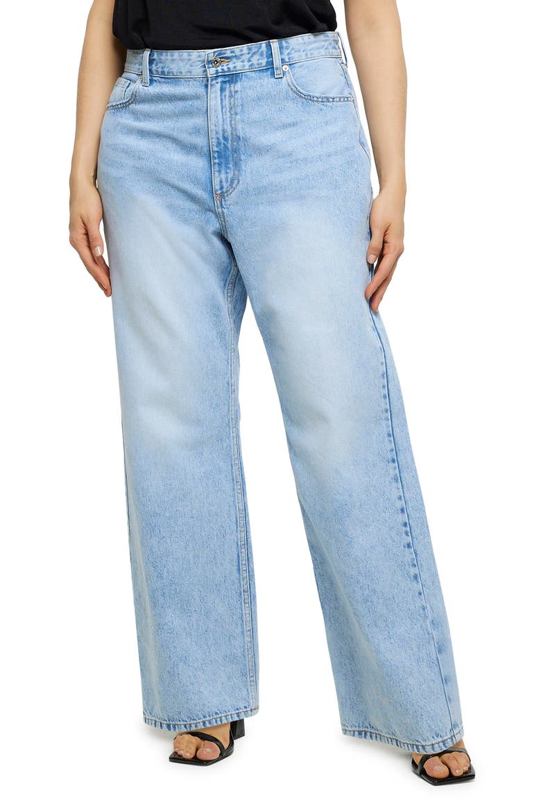 '90s Straight Leg Jeans, Main, color, DENIM