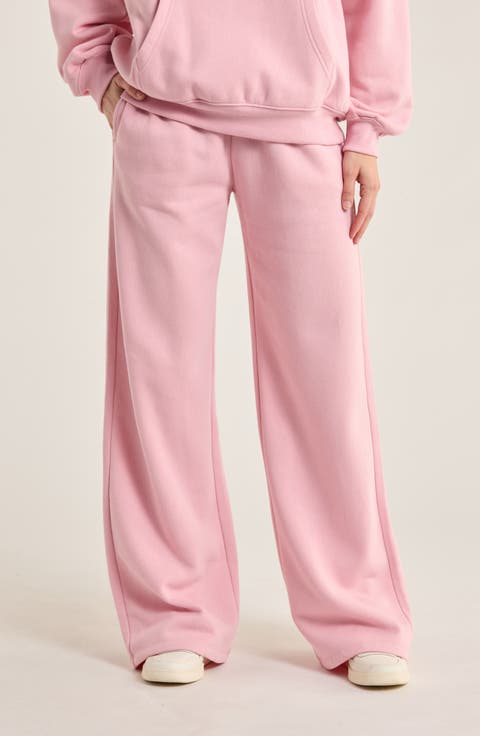 Fleece Wide Leg Pants