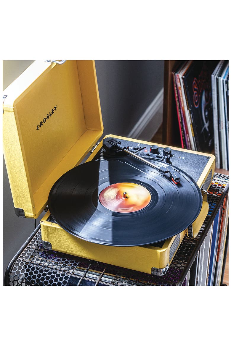 Cruiser Plus Record Player, Alternate, color, LEMON YELLOW