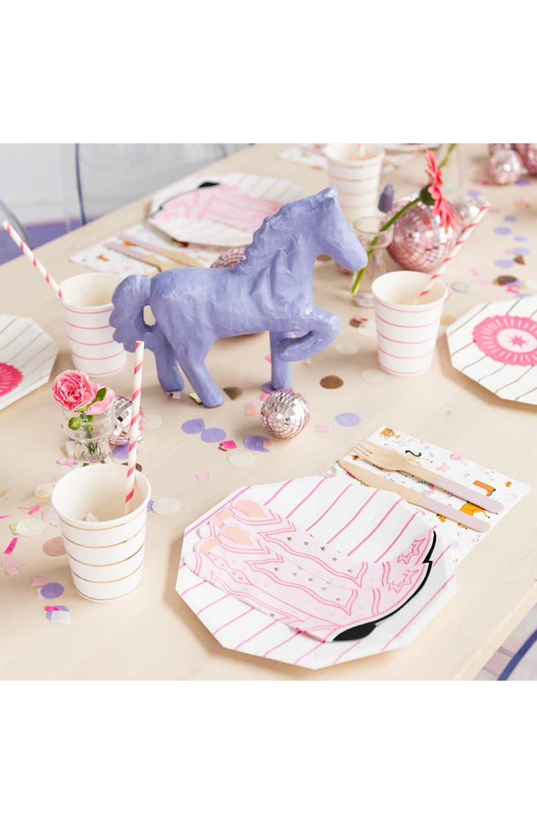 Daydream Society Pony Tales Pink Boot Napkin Large Napkins, Alternate, color, Assorted Pre-Pack