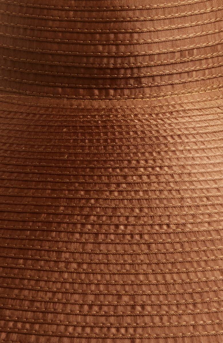 Gigi Burris Millinery Jeanette Wide Brim Hat, Alternate, color, Amber