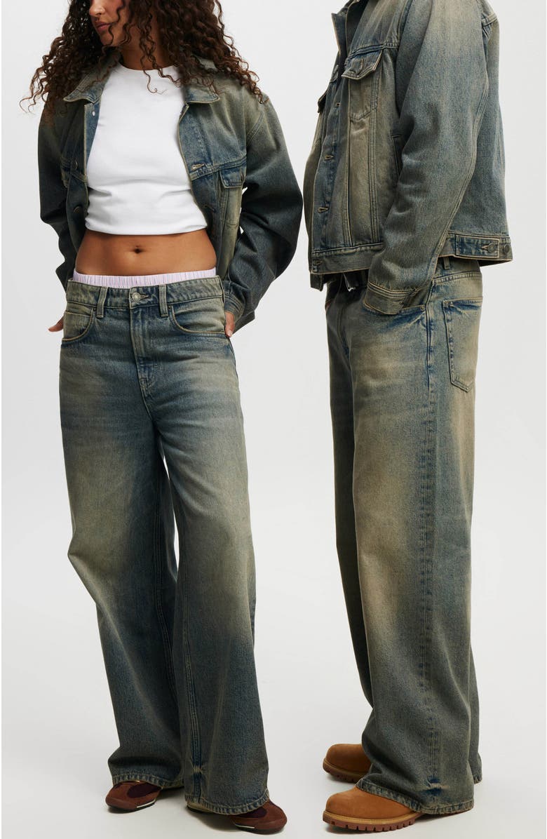 Cotton On Oversized Trucker Jacket, Alternate, color,