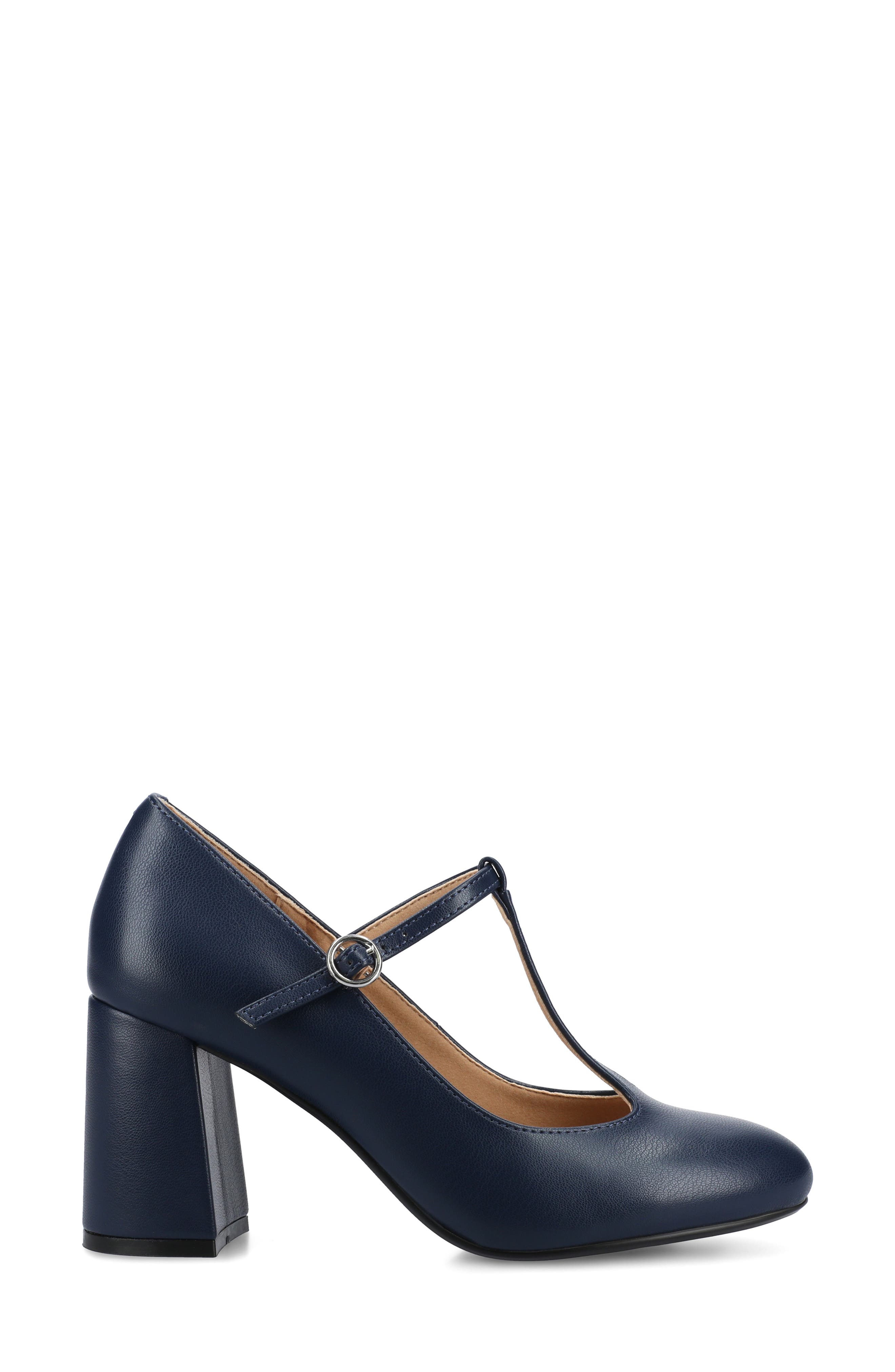 Talani T-Strap Pump, Alternate, color, NAVY