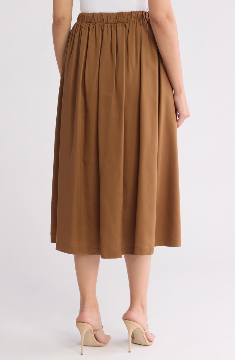 Renee C Flared A-Line Midi Skirt, Alternate, color, 