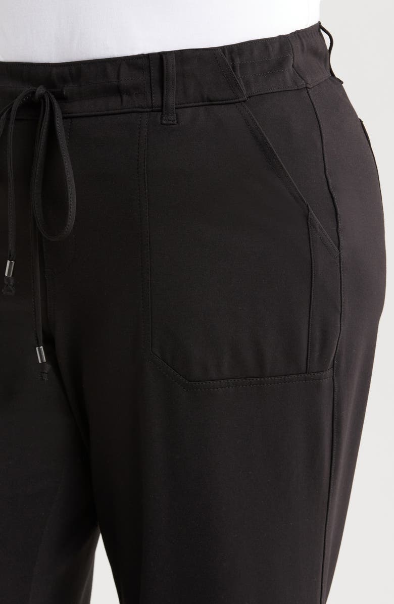 Wit & Wisdom 'Ab'Leisure Drawstring High Waist Wide Leg Ponte Pants, Alternate, color,