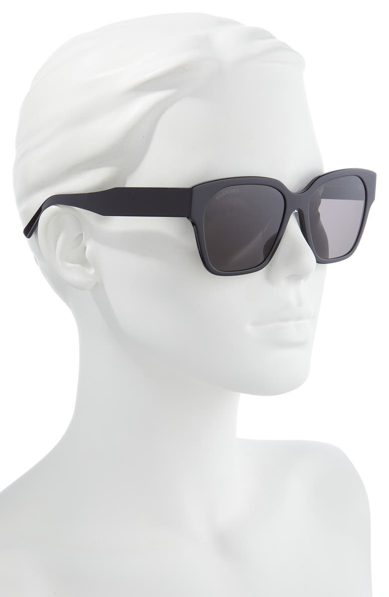 Balenciaga 56mm Square Sunglasses, Alternate, color,