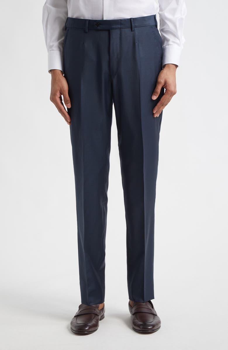 ZEGNA Trofeo Wool Suit, Alternate, color, Blue Navy Check