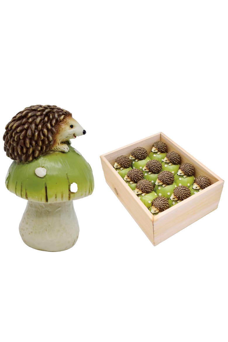 Resin King Frogs Set of 2 Green and Gold for Spring Home Decor, Main, color, Green