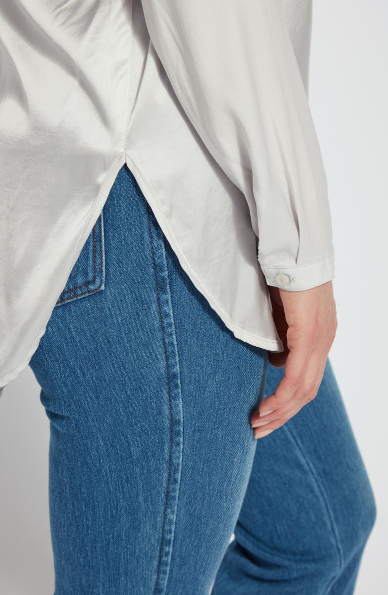 Lysse Terra Reverse Pullover Top, Alternate, color, Pearl Grey