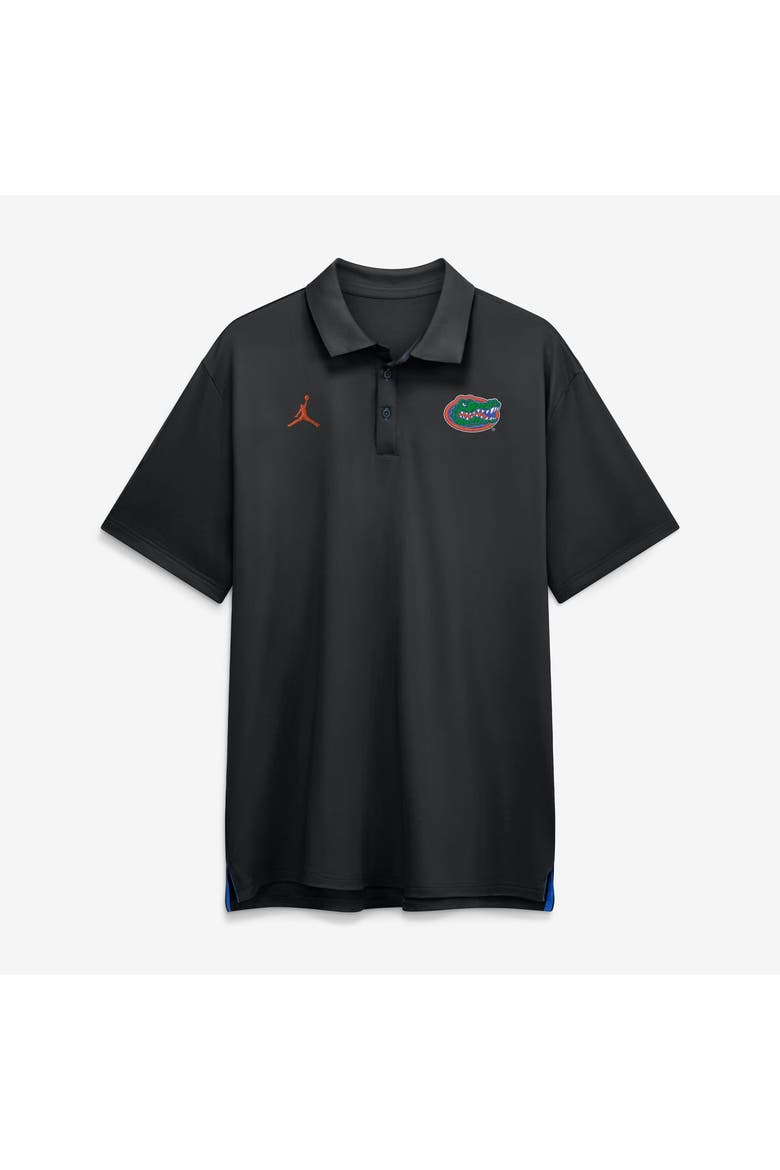 Men's Jordan Brand Black Florida Gators 2026 Sideline Tour Dri-FIT Polo, Main, color, Black