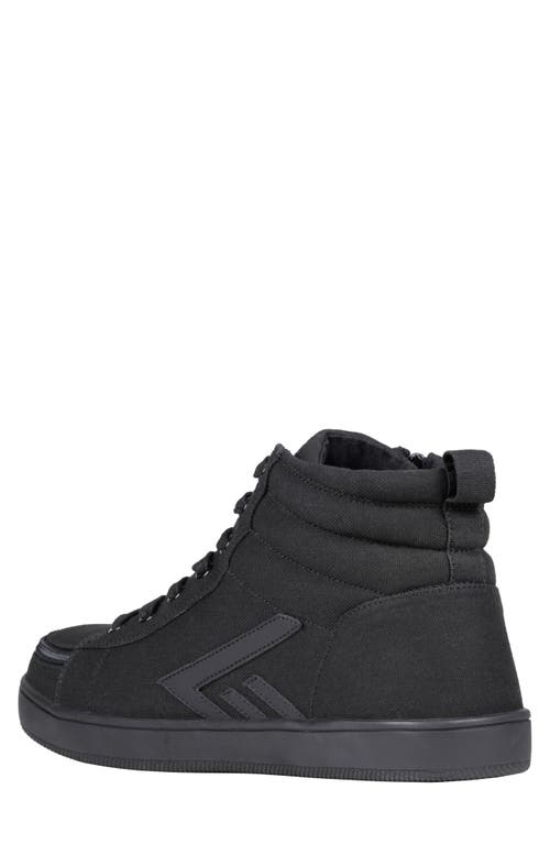 Billy Footwear Classic High Top Sneaker In Black To The Floor