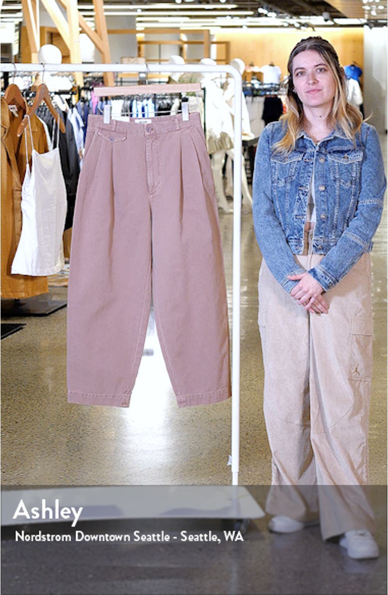 Becker Pleated Relaxed Fit Twill Chinos, sales video thumbnail