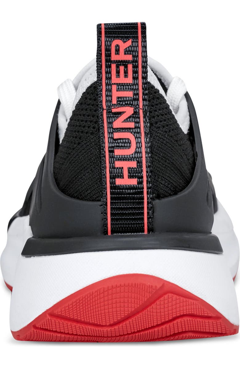 Hunter Tulip Sneaker, Alternate, color, Black/ Black/ Black/ White