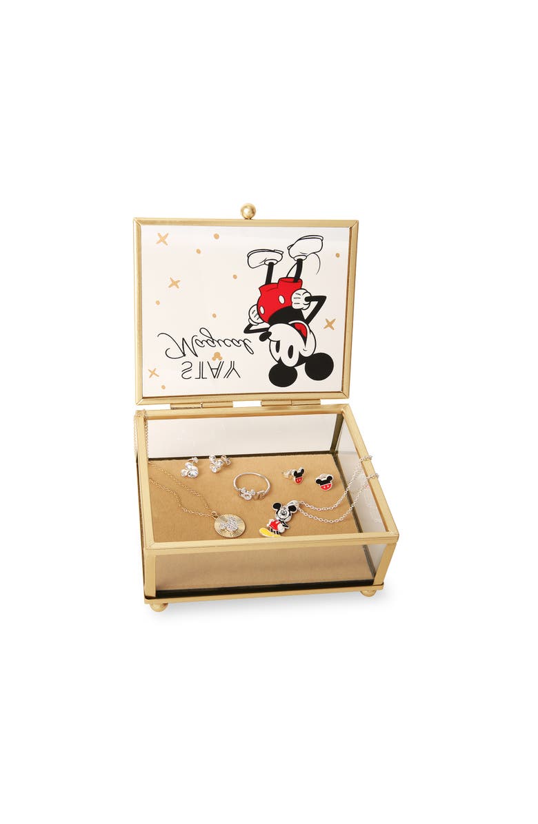Disney "Stay Magical" Glass Box, Alternate, color, Gold