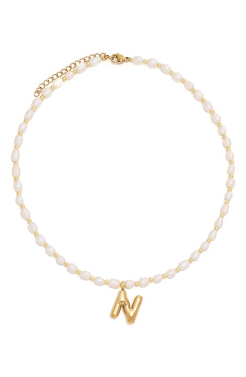 Dainty Initial Pendant Necklace