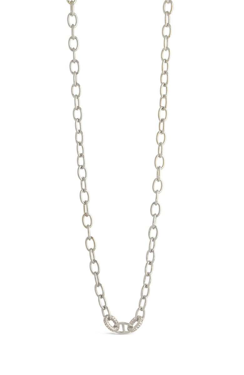 Sterling Forever Reina Chain Necklace, Alternate, color, 