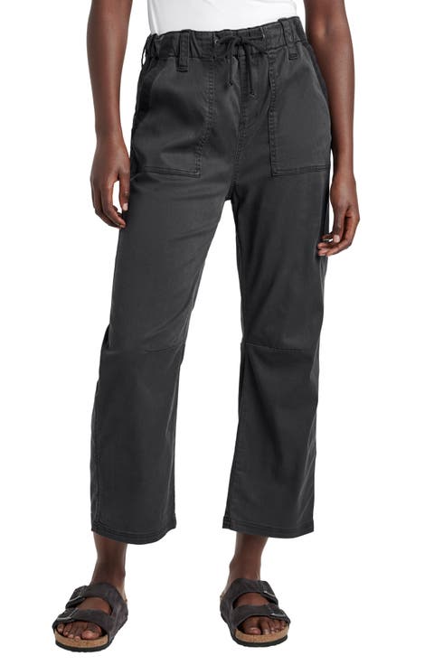◆ojos◆ Strap Trimming Capri Pants Grey 24HS-PT02-GR HDE Pull On Capri Pants for Women 21