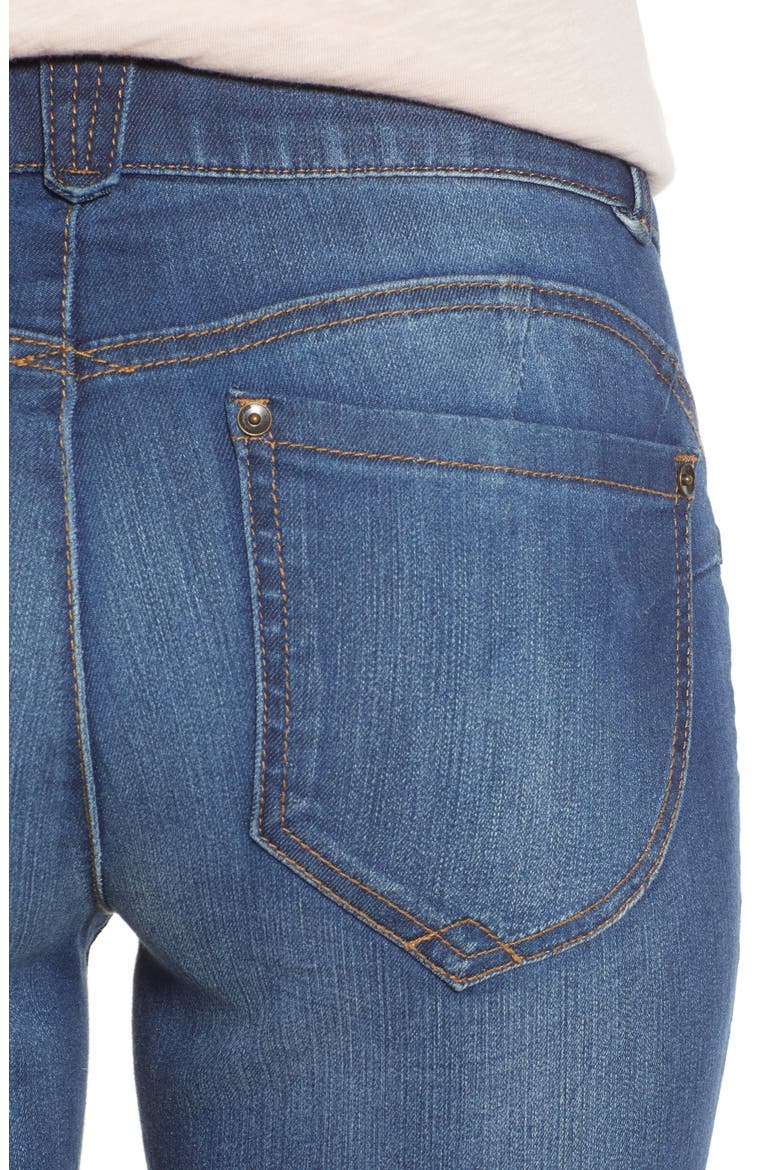 Ab-Solution Ankle Skimmer Jeans (Nordstrom Exclusive), Alternate, color, BLUE