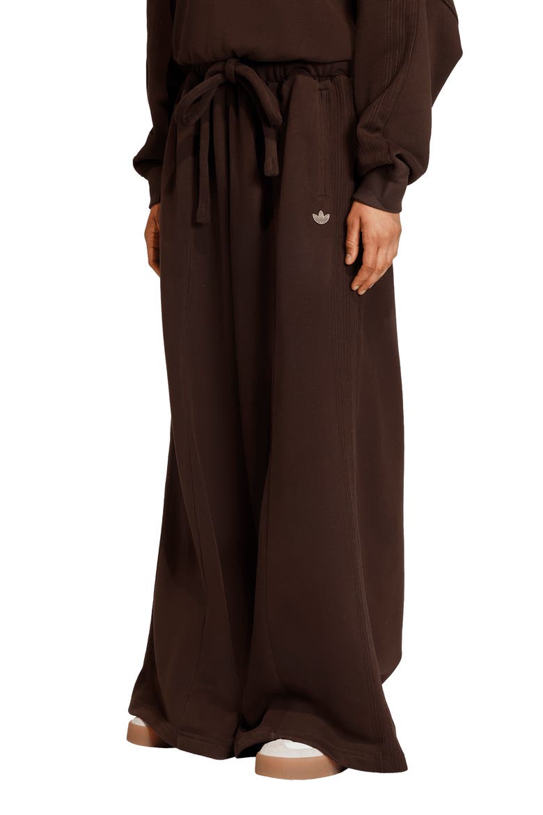 Essential Wide Leg Track Pants, Main, color, AURORA COFFEE