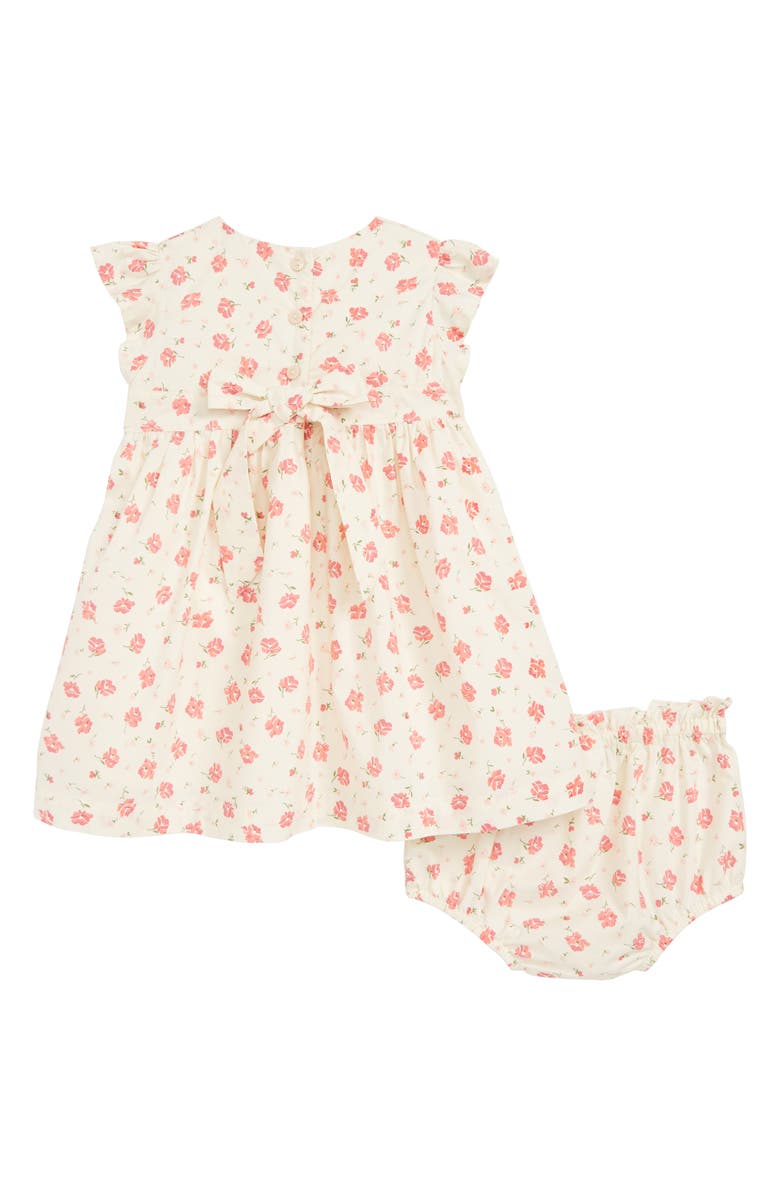 Ruby & Bloom Lily Print Smocked Dress, Alternate, color,